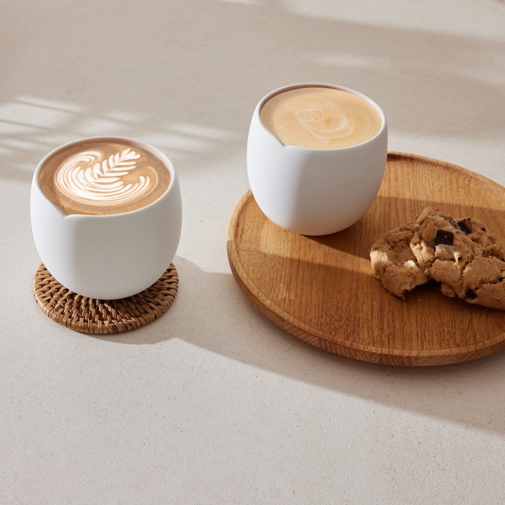 NESPRESSO gran lungo set of 2 mugs NIB